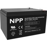NPP NP12V-12Ah, agm battery, C20=12AH, T2, 151x98x95x100, 3,3KG, black 43871 cene