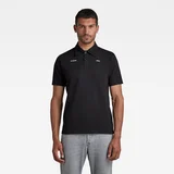 G-star Polo shirt - Logo slub polo s\s black