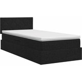  s madracem i skladištem Crna 90 x 190 cm Baršun | shoptok.hr