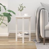  Stolić za kavu bijeli Ø 40x60 cm od masivne borovine | shoptok.hr