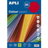Apli Barvni papirji, fluorescentne barve 100 listov, sortirane barve, (20366109) | Shoptok.si
