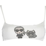 KARL LAGERFELD BEACHWEAR SWIMSUIT TOP WOMEN WHITE | ePonuda.com