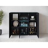 P & B Visoka Komoda Vera 120, Črna, Led | Shoptok.si