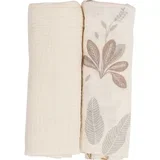 tetra pelena muslin 2/1 listići beige 70x70 cm beige