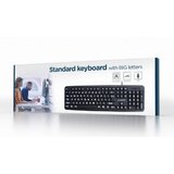 Gembird KB-US-103 Standardna tastatura sa VELIKIM slovima US | ePonuda.com