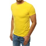 DStreet T-shirt męski bez nadruku żółty | shoptok.hr