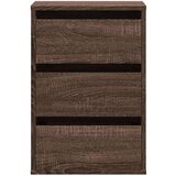 vidaXL Kutna komoda s ladicama smeđa boja hrasta 40x41x58 cm drveni | shoptok.hr