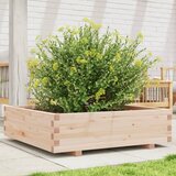 Maison Chic Vrtno cvetlično korito - Cvetlični Lonec 90x90x26,5 cm trdna borovina, (21789897) | Shoptok.si