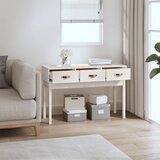  Konzolni stol bijeli 114 x 40 x 75 cm od masivne borovine | Eponuda.ba