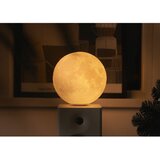 Gingko Temno rjava LED namizna svetilka iz masivnega oreha (višina 19,5 cm) Smart LunaSpin – | Shoptok.si