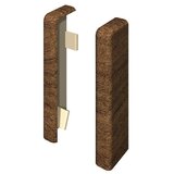 Egger Krajnja kapica Cubical (Tamno smeđa, 2 Kom., Namijenjeno za: Cubical lajsne 14 x 58 mm) | shoptok.hr