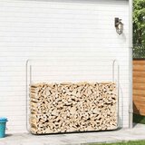  Stalak za drva za ogrjev 200x25x150 cm Pocinčani čelik | shoptok.hr