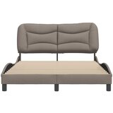  Okvir za krevet bez madraca Hvar smeđesivi 140 x 190 cm od tkanine | shoptok.hr