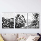 Wallity slika Mdf-00111, 40x90 cm, 3 dela | ePonuda.com