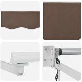  Povlačivi tende Sivosmeđa 3,5 x 2,5 m Poliester i metal | shoptok.hr