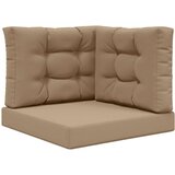  Zunanja blazina za kavč 3 pcs Taupe Poliester, (5000202441) | Shoptok.si