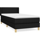 Maison Chic Box spring postelja - Vzmetna postelja z vzmetnico črna 80x200 cm blago SL7623, (21886725) Cene
