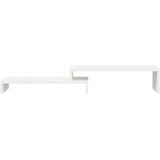  Stalak za monitor bijeli (52-101) x 22 x 14 cm masivna borovina | shoptok.hr
