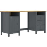  Radni stol Hill sivi 150 x 50 x 74 cm od masivne borovine Cijene