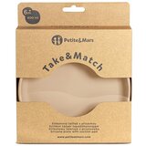 Petite&Mars Silikonski tanjur s vakuumom 6 m+ Take&Match, Sweet Pea | shoptok.hr