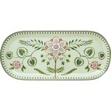 Lily Lotus - ovalni krožnik za torto, 33,3 x 15,5 cm - Svetlo zelena | Shoptok.si