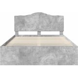  Krevetna konstrukcija Beton 160 x 200 cm Čvrsto borovo drvo | shoptok.hr