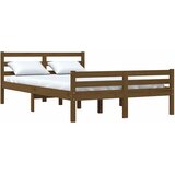  Okvir za krevet masivno drvo boja meda 150 x 200 cm bračni | Eponuda.com