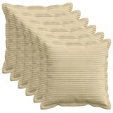  Presvlaka za jastuk 6 kom. HOUTEN Svijetlozeleni sivi Kord - Svijetlo zelena siva 35 x 35 cm 6 | shoptok.hr