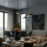  Luster na sajli PIATTO 1xGX53/15W/230V, prečnik 35 cm, crne boje | Eponuda.com