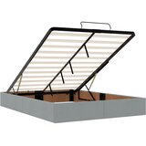  Okvir za krevet bez madraca svjetlosivi 140 x 190 cm od tkanine | shoptok.hr