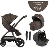 Egg 3 dječja kolica 3u1 s autosjedalicom Shell 360, Chocolate Velvet | shoptok.hr