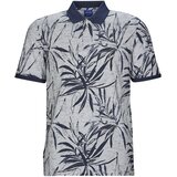 Jack & Jones Polo majice kratki rokavi JORCRAYON AOP POLO SS Bež | Shoptok.si