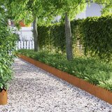  Rubnjaci za travnjak 10 pcs Rđa 103 x 0 05 x 22 cm | shoptok.hr