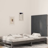 vidaXL Zidno uzglavlje sivo 95,5x3x90 cm od masivne borovine Cijene