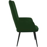  Stolica za opuštanje tamnozelena baršunasta | shoptok.hr