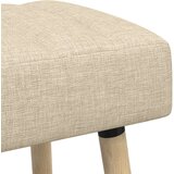  Klupa s utorima Krem 80 x 40 x 46 cm Tkanina | shoptok.hr