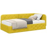  Kutni okvir kreveta Žuta 90 x 190 cm Baršun | shoptok.hr