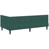 vidaXL Kutni okvir kreveta Ostalo Tamnozelena 100 x 200 cm | shoptok.hr
