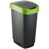 Rotho kanta za otpatke 50L twist/ crna/zelena Cene