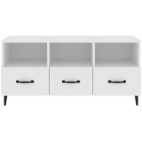TV ormarić bijeli 102 x 35 x 50 cm od konstruiranog drva | shoptok.hr