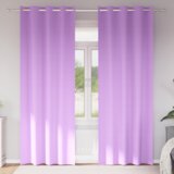  Zavjese sa zavjesama 2 pcs Ljubičasta 245 x 140 cm Poliester | shoptok.hr