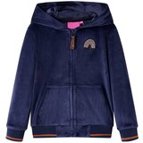 Dječja jakna s kapuljačom modra 92 | shoptok.hr