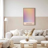  Slika - Peaceful Drift - Delicate Pastel Shades Creating a Harmonious Whole 80x120 U prirodnom drvenom okviru | shoptok.hr