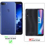Cadorabo Ohišje, združljiv z Alcatelom v svetlo sivi rjavi barvi - zaščitni pokrov z magnetnim zapiranjem, stoječo funkcijo in režo za kartico, (20571846) | Shoptok.si