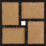  Za 24 fotografije (10 x 15 cm) crni MDF | shoptok.hr