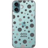  torbica silikonska print skin za iphone 16 plus 6.9 dottie dottie gray Cene