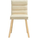  Jedilni stoli 6 kosov krem blago, (21822152) | Shoptok.si