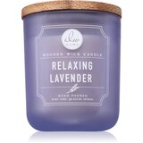 DW Home Signature Relaxing Lavender mirisna svijeća s drvenim fitiljem 340 g | shoptok.hr