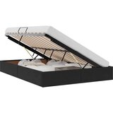  Krevet s od storage s madracem Crna 135 x 190 cm Baršun | shoptok.hr