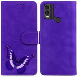 INORCO Torbica iz PU usnja na dotik kože za Nokio C22 Butterfly Printing Denarnica Pokrov za stojalo za telefon, (22036582) Cene